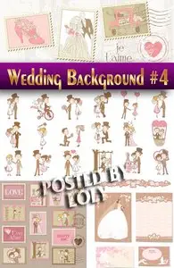 Wedding Backgrounds #4 - Stock Vector
