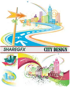 Stock Vector - City Design