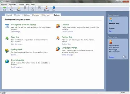 Softwarenetz Text editor 1.22