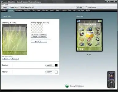 Sony Ericsson Theme Creator 3.11