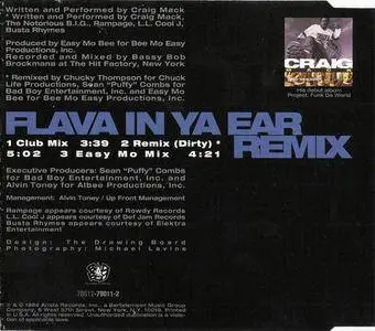 Craig Mack - Flava In Ya Ear (Remix) (US CD5) (1994) {Bad Boy} **[RE-UP]**