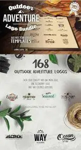 CreativeMarket - Outdoors Travel Branding Logo Bundle