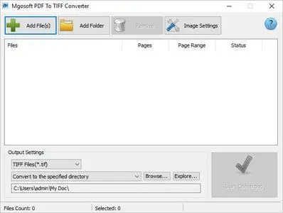 Mgosoft PDF To TIFF Converter 12.1.8 Portable