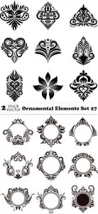 Vectors - Ornamental Elements Set 27