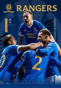 Rangers Football Club Matchday Programme - Rangers v Red Star - 10 March 2022