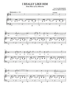 I Really Like Him - Joe Darion, Man Of La Mancha Musical (Piano Vocal)