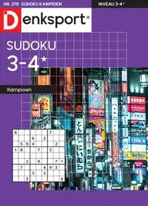 Denksport Sudoku 3-4* kampioen – 01 juni 2023