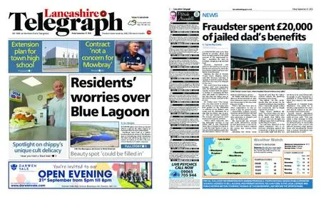 Lancashire Telegraph (Burnley, Pendle, Rossendale) – September 17, 2021