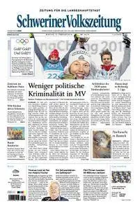 Schweriner Volkszeitung Zeitung für die Landeshauptstadt - 12. Februar 2018