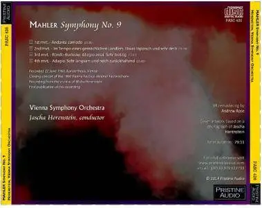 Wiener Symphoniker, Jascha Horenstein - Mahler: Symphony No.9 (2014)
