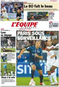 L'Equipe Edition du Dimanche 2 Septembre 2012