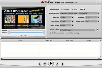 Acala DVD Ripper v2.5.0