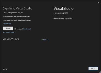 Microsoft Visual Studio 2022 Enterprise / Professional / Community v17.0.4 Multilingual