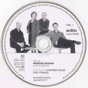 Mendelssohn Bartholdy - Complete Chamber Music For Strings Vol. 1 (2012) {Hybrid-SACD // EAC Rip} 