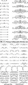 Vectors - Vintage Calligraphic Dividers 55