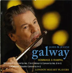 Francois Devienne, Domenico Cimarosa - Flute Concertos - Hommage a Rampal (James & Jeanne Galway, London Mozart Players) (2001)
