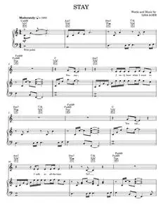 Stay - Lisa Loeb (Piano-Vocal-Guitar)