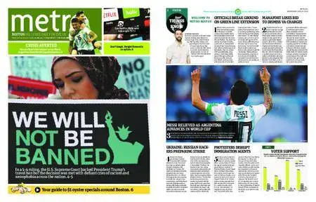Metro Boston – June 27, 2018