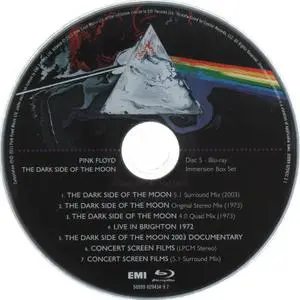 Pink Floyd - The Dark Side Of The Moon (2011) [Immersion Edition, 3CD + 2DVD + Blu-ray Box Set] Re-up