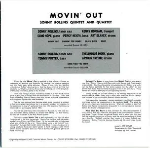 Sonny Rollins - 5 Original Albums with full original artwork (2016) {5CD Set Prestige - originally released 1956}