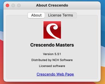 Crescendo Masters 5.51 macOS