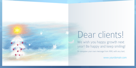 ActiveDen - Flying Christmas Card