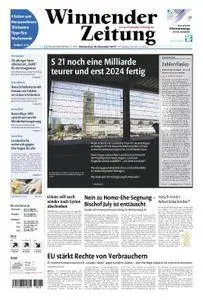Winnender Zeitung - 30. November 2017