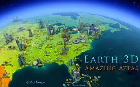 Earth 3D Amazing Atlas v1.3.1 Multilingual Mac OS X