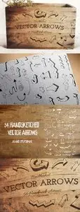 Vector Set - 54 Handsketched Arrows