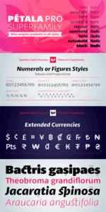 Petala Pro Font Family