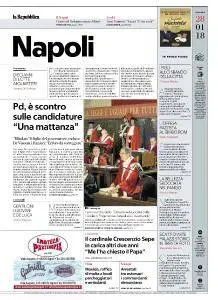 la Repubblica Napoli - 28 Gennaio 2018