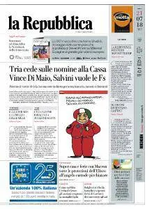 la Repubblica - 21 Luglio 2018