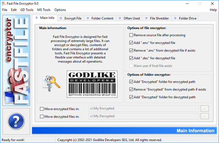 Fast File Encryptor 12.1.0 Multilingual