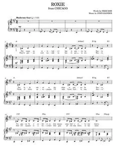 Roxie - Chicago Musical, Kander & Ebb (Piano Vocal)