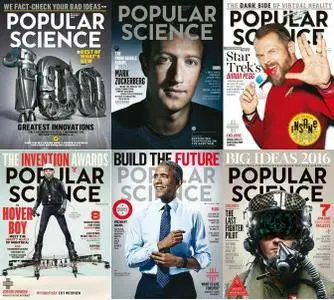 Popular Science USA - 2016 Full Year Issues Collection