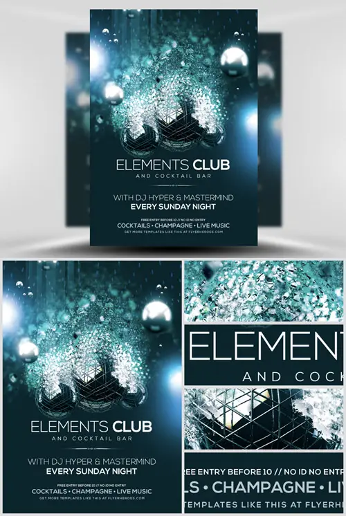 Elements Flyer Template / AvaxHome