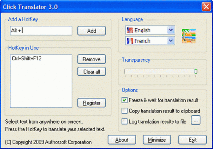 Authorsoft Click Translator v5.0
