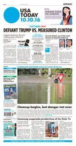USA Today  October 10 2016