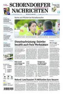 Schorndorfer Nachrichten - 16. August 2017