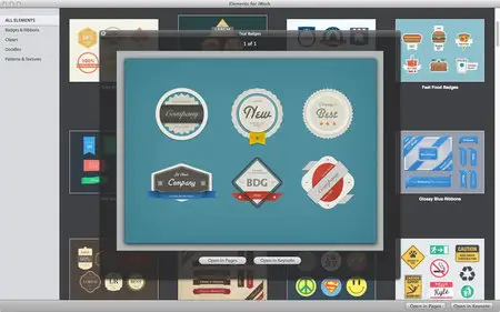 Elements for iWork v1.4 Mac OS X