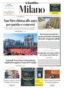 la Repubblica Milano - 23 Gennaio 2023