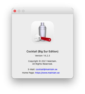 Cocktail Big Sur Edition 14.2.3 macOS