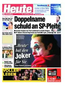 Heute – 01. Oktober 2019