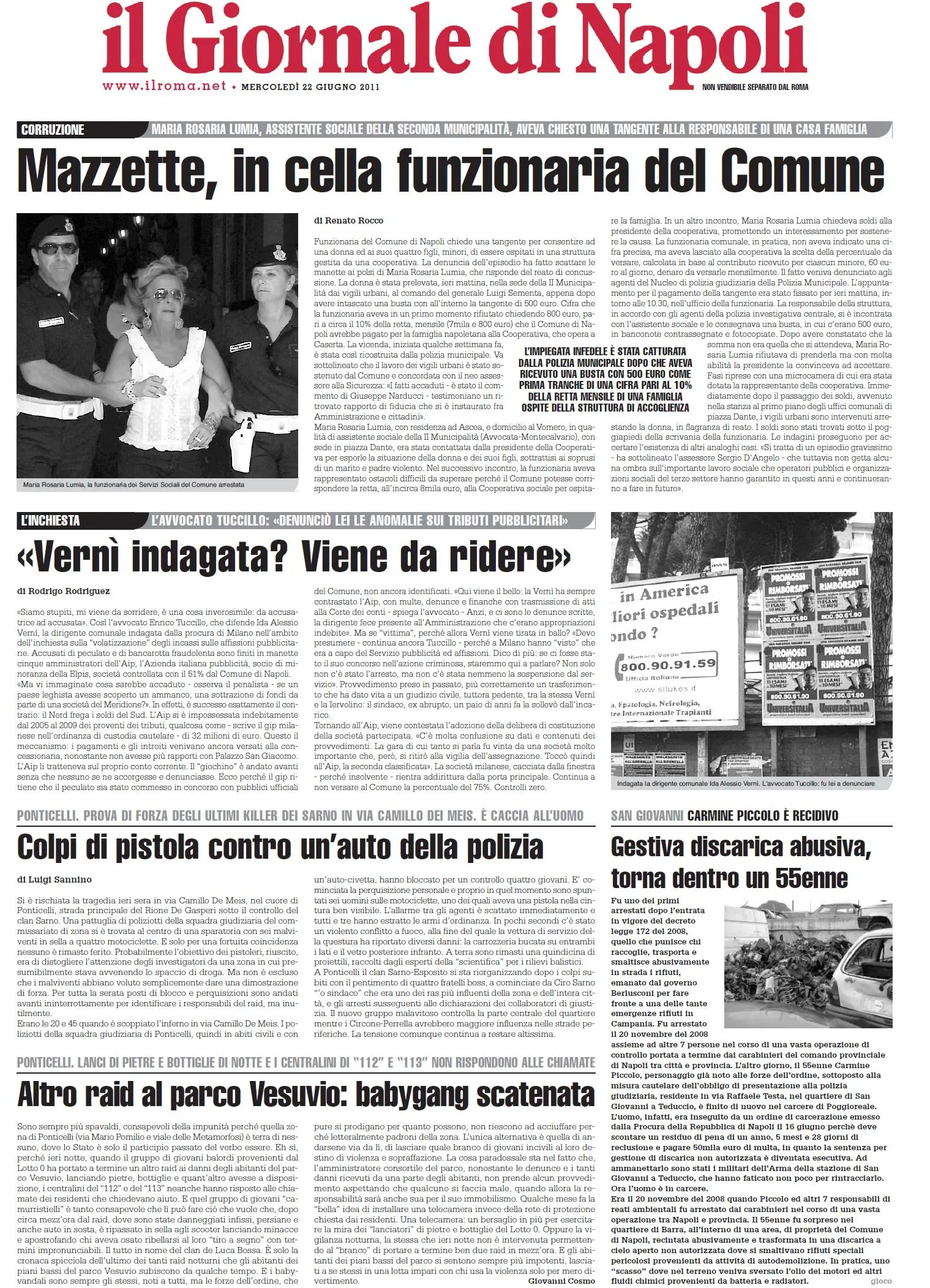 IL GIORNALE DI NAPOLI 21 22 GIUGNO 2011