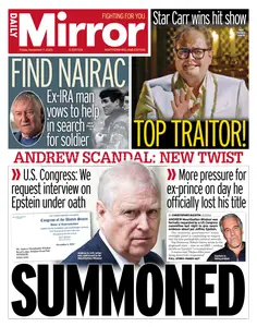 Daily Mirror Northern Ireland - 7 November 2025