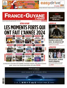 France-Guyane l'hebdo - 27 Décembre 2024