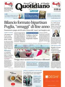 Quotidiano di Puglia Lecce - 14 Dicembre 2024