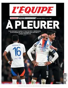 L’equipe du Vendredi 18 Avril 2025