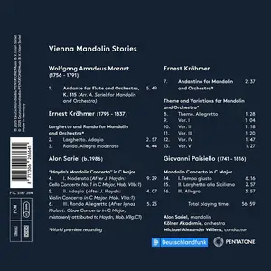 Alon Sariel, Michael Alexander Willens, Kölner Akademie - Vienna Mandolin Stories: Mozart, Krähmer, Sariel, Paisiello (2025)