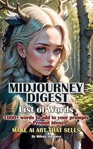 MIDJOURNEY DIGEST: Make AI Art That Sells: List of Words 1000+ words to add to your prompts + Prompt Ideas